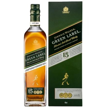 W. Johnnie Walker Green Label 15 Aos 1x750cc.