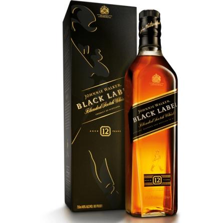 W. Johnnie Walker Black Label 12 aos 1x1000cc.