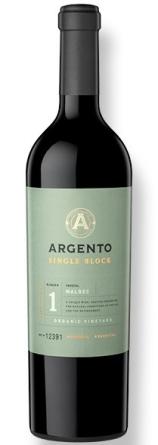 Argento Single Block Malbec Orgnico 6x750cc.
