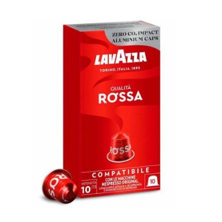 Lavazza Caf En Cpsulas Para Nespresso Qualit Rossa 1x10 Unidades. Origen Italia.